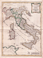 L'Italia Divisa Ne Suoi Principali Stati Dell'Arciprete - Italia Italy Italien Sizilia / Sardegna Corse Corsic - Estampes & Gravures