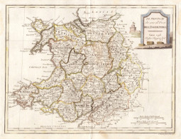 Le Province Che Sono All'Ouest Dell'Inghilterra - Wales Cardiff Worcester / Gloucestershire Hertfordshire Warw - Prints & Engravings