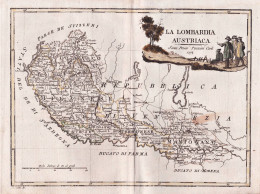 La Lombardia Austriaca - Brescia Mantova Molano / Como Cremona / Lodi Lombardia / Italia Italy Italien - Prints & Engravings