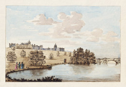 (Blenheim) - Blenheim Palace Oxfordshire River Thames England / Great Britain Großbritannien UK United Kingdo - Prints & Engravings