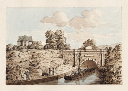 Entrance To The Tunnell-leading Sapperton - Sapperton Hill Thames & Severn Canal Gloucestershire England / Gre - Prints & Engravings