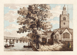 Chelsea Church - London Chelsea Old Church England / Great Britain Großbritannien UK United Kingdom - Estampes & Gravures