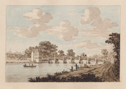 Datchet Bridge - Datchet Windsor And Maidenhead Berkshire England / Great Britain Großbritannien UK United Ki - Prints & Engravings