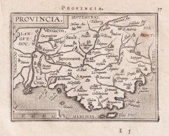 Provincia - Provence / France Frankreich / Carte Map Karte / Epitome Du Theatre Du Monde / Theatro Del Mondo / - Stiche & Gravuren