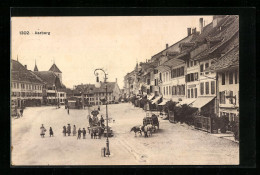 AK Aarberg, Platz Im Stadtkern  - Aarberg