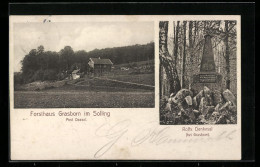 AK Dassel / Solling, Forsthaus Grasborn, Rolfs Denkmal  - Hunting