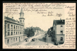 AK Göppingen, Die Hauptstrasse Von Oben Gesehen  - Göppingen