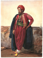 (Portrait Of An Ottoman) - Mamluk Albania Albanien Greece Griechenland / Ottoman Empire Osmanisches Reich Turk - Stiche & Gravuren