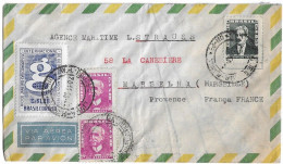 Lettre Du BRESIL Vers MARSEILLE (FRANCE)  Le 20 11  1958 - Briefe U. Dokumente