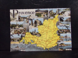 411 . PROVENCE . PROVINCE FRANCAISE . CARTE - Provence-Alpes-Côte D'Azur