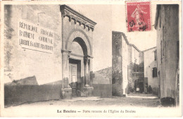 FR66 LE BOULOU - Porte Romane De L'église - Animée - Belle - Autres & Non Classés