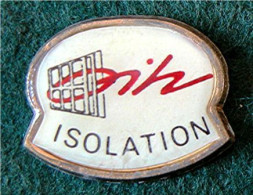 PIN'S ÉPOXY "O I H ISOLATION " OFFICE ISOLATION POUR L'HABITAT 27 GUICHAINVILLE _DP133 - Trademarks