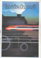 Carte Publicitaire - La Vie Du Rail - TGV - Train - Other & Unclassified