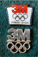 2 PIN'S DONT 1 ÉPOXY " 3M "_DP39 - Olympic Games