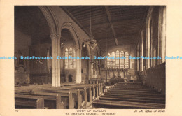 R175563 Tower Of London. St. Peters Chapel. Interior. H. M. Office Of Works. Har - Monde