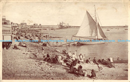 R177274 The Beach. Westcliff On Sea. Valentines. Photo Type. 1950 - Monde