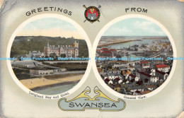 R177279 Greetings From Swansea. A. G. Taylor Ortochrome Series. 1910. Multi View - Monde