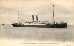 Paquebot "Versailles" En Route Pour Les Antilles - Saint Nazaire - Dampfer