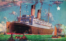Paquebot S.S. "ALBERTIC" - White Star Line - Dampfer
