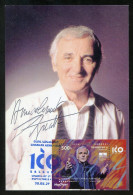 ARMENIA (2024) Carte Maximum Card - PARIS PHILEX - Charles AZNAVOUR 1924-2018 - Armenia