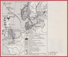 Scandinavie. La Scandinavie Au Moyen Age Du Xe Au XIVe Siècle. Larousse 1960. - Documents Historiques