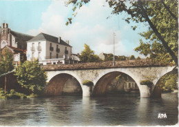 LAGUEPIE (82) Pont Sur L'Aveyron Et Hôtel D'Orléans  CPSM  GF - Autres & Non Classés