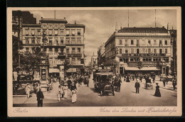 AK Berlin, Victoria Café, Unter Den Linden Mit Friedrichstrasse  - Mitte