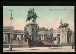 AK Berlin, National-Denkmal Kaiser Wilhelm I.  - Mitte