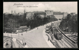 AK Mannheim, Schloss Von Der Rheinbrücke  - Mannheim