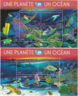 Nations Unies. Office De Genève. 2010. 2 Blocs Neufs **. Une Planète, Un Océan - Unused Stamps