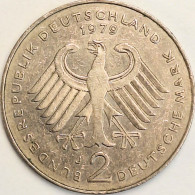 Germany Federal Republic - 2 Mark 1979 J, Theodor Heuss, KM# A127 (#4838) - 2 Mark