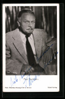 AK Schauspieler Paul Hartmann In Cuba Cabana, Mit Original Autograph  - Schauspieler