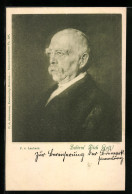 AK Schirm Dich Gott, Portrait Bismarck  - Historische Persönlichkeiten