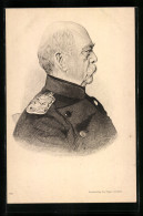 AK Bismarck In Uniform, Seitenportrait  - Historische Figuren