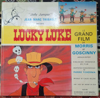 DISQUE 33T - L GRAND FILM LUCKY LUKE - 1971 - MORRIS Et GOSCINNY - P.TCHERNIA - "JOLLY JUMPER" J.M. THIBAULT - PLAQUETTE - Autres & Non Classés