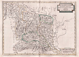 Il Granducato Di Lituania Diviso Ne Suoi Palatinati - Lithuania Litauen Lietuva - Prints & Engravings