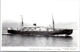 BATEAU PAQUEBOT LE CYRNOS Carte Postale Ancienne /REF -VP9278 - Steamers