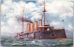 BATEAUX DE GUERRE HMS LEVIATHAN Carte Postale Ancienne /REF -VP9234 - Guerre