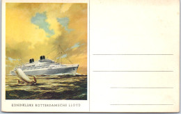 BATEAU PAQUEBOT ROTTERDAMSCHE Carte Postale Ancienne /REF -VP9253 - Steamers