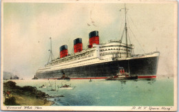 BATEAU PAQUEBOT LE QUEEN MARY Carte Postale Ancienne /REF -VP9261 - Steamers