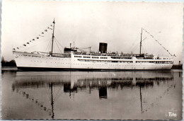 BATEAU PAQUEBOT VILLE DE BORDEAUX Carte Postale Ancienne /REF -VP9141 - Steamers