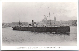 BATEAU PAQUEBOT MARECHAL BUGEAUD Carte Postale Ancienne /REF -VP9208 - Steamers