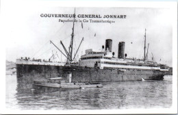 BATEAU PAQUEBOT LE JONNART Carte Postale Ancienne /REF -VP9056 - Steamers