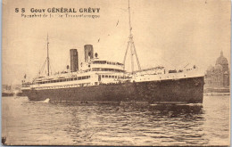 BATEAU PAQUEBOT LE GENERAL GREVY Carte Postale Ancienne /REF -VP9059 - Steamers