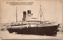 BATEAU PAQUEBOT LE GENERAL GREVY Carte Postale Ancienne /REF -VP9058 - Steamers