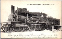 TRAIN LOCOMOTIVE MACHINE B145carte Postale Ancienne /REF -VP8953 - Trains