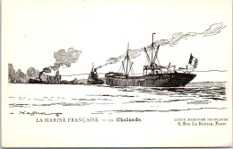 BATEAUX DE TRANSPORT  CHALANDS Carte Postale Ancienne /REF -VP8971 - Commerce
