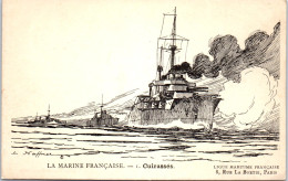 BATEAUX DE GUERRE CUIRASSES Carte Postale Ancienne /REF -VP8981 - Krieg