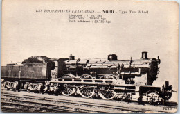 TRAIN LOCOMOTIVE MACHINE TEN WHEEL Carte Postale Ancienne /REF -VP9869 - Trains