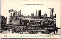 TRAIN LOCOMOTIVE MACHINE DE 1875 Carte Postale Ancienne /REF -VP9836 - Trains